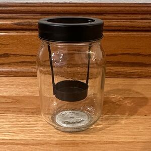 Mason jar candle holder